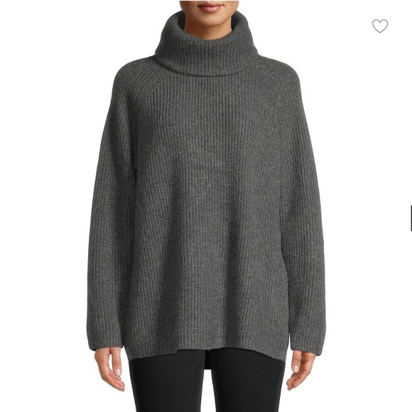NWT Oversized Wool-Blend Turtleneck - Picture 1 of 2